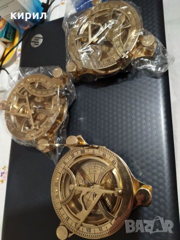 Огромен компас със слънчев часовник, снимка 6 - Антикварни и старинни предмети - 31203596