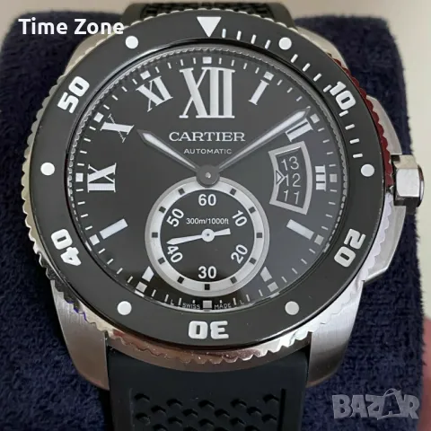 Cartier Calibre De Cartier Diver 42mm Steel Black Dial Automatic