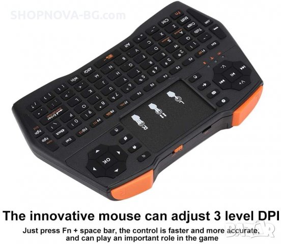 Геймърска безжична клавиатура и мишка за android, windows, ios и други устройства, снимка 7 - Дистанционни - 21151517