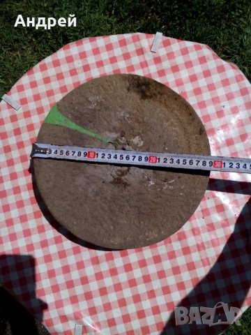 Старинно каменно точило от дялан камък #7, снимка 4 - Антикварни и старинни предмети - 29659218