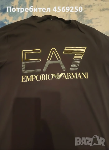 ТОП ЦЕНА! Тениска EA7 Emporio Armani - 100% Оригинална, Размер Л, снимка 3 - Тениски - 54127685