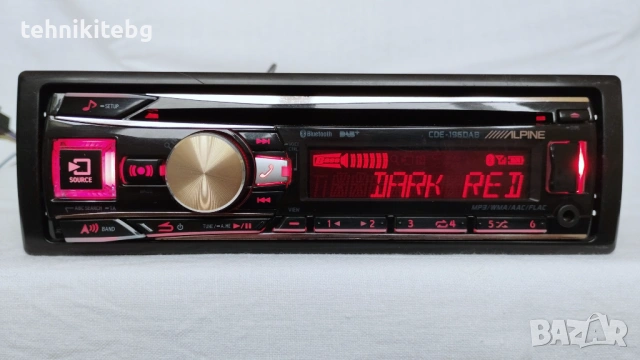 ⭐⭐⭐ ALPINE CDE-196DAB ⭐⭐⭐ - Жесток авто CD плеър с Bluetooth (Блутуут), USB, DAB+, снимка 9 - Аудиосистеми - 54302083