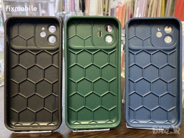 Apple iPhone 12 Силиконов гръб/кейс Honeycomb, снимка 4 - Калъфи, кейсове - 42705885