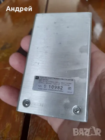 Калкулатор Toshiba LC-830, снимка 6 - Друга електроника - 49663246