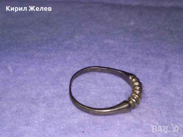 Старинен СРЕБЪРЕН АРТ ДЕКО ПРЪСТЕН ВИСОКА ПРОБА СРЕБРО АВТОРСКА РЪЧНА МАЙСТОРСКА ИЗРАБОТКА 39899, снимка 9 - Антикварни и старинни предмети - 42928837