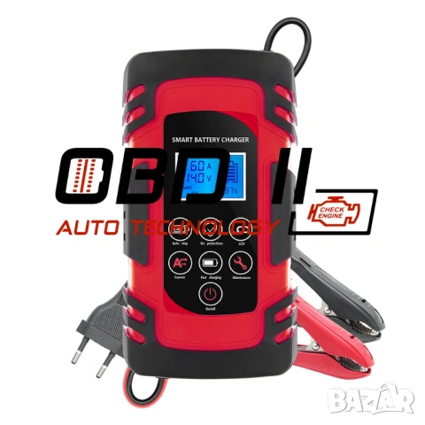Смарт Зарядно 4AH - 100AH Smart Charger 12V/24V Безплатна доставка, снимка 7 - Аксесоари и консумативи - 38418324