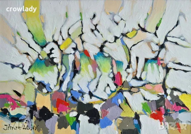 Иван Яхнаджиев Риба - Фагри 2024 година маслени бои №26, снимка 2 - Картини - 49250445