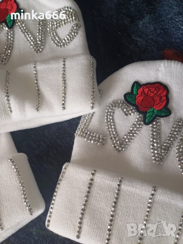 Шапка за Св.Валентин, снимка 4 - Шапки - 53299891