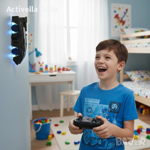 Антигравитационна каскадьорска кола – кара по стени, таван и под Stunt Car 360°, снимка 2 - Коли, камиони, мотори, писти - 52582875