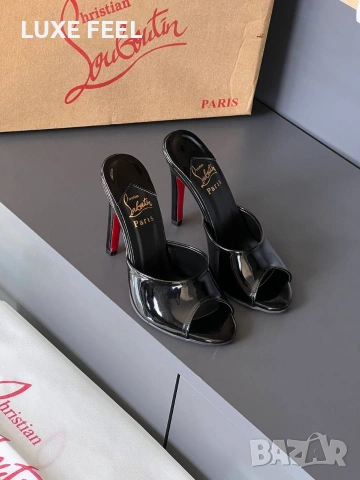 Christian Louboutin ⚜️Дамски Чехли , снимка 4 - Чехли - 53902521