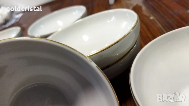 Стар български порцелан купа с купички , снимка 9 - Антикварни и старинни предмети - 52935821