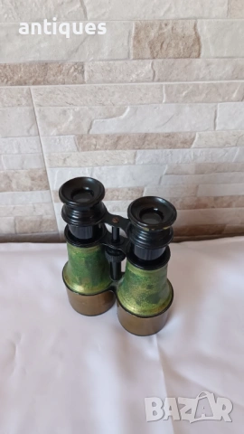 Стар военен бинокъл - WWII - Антика - 1940г., снимка 2 - Антикварни и старинни предмети - 53005764