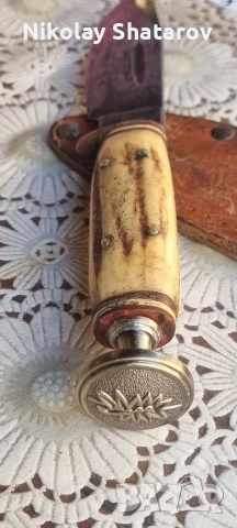 стар френски ловен нож , снимка 6 - Антикварни и старинни предмети - 52821717