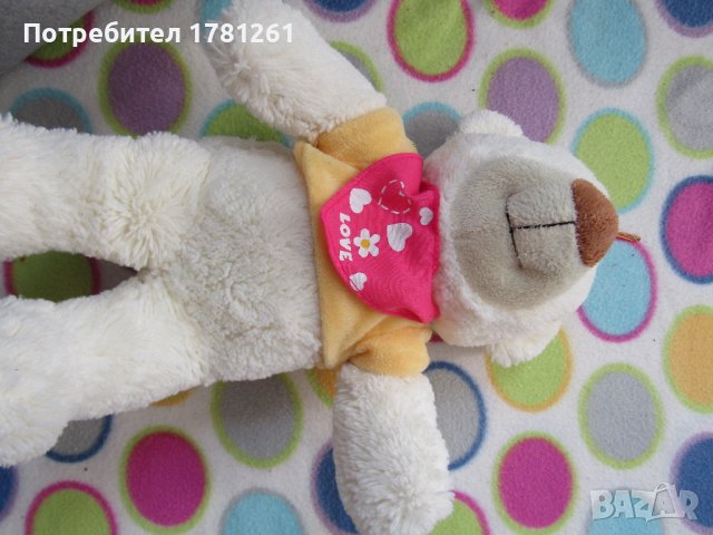 Плюшена играчка мече с шал, снимка 3 - Плюшени играчки - 44354874