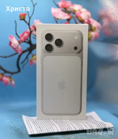 НОВ!!! Apple iPhone 17 Pro Max, 256GB, 5G, Silver + подарък протектор, снимка 4 - Apple iPhone - 56437737