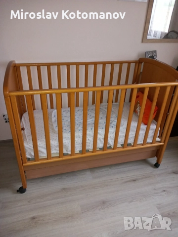 Детска кошара 132 х 73см с матрак