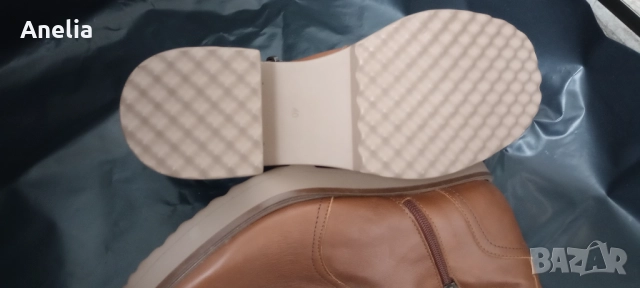 Естествена КОЖА Дамски Боти номер 40, снимка 2 - Дамски боти - 52577093