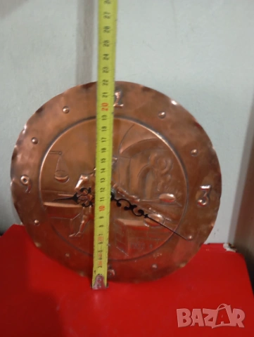 Винтидж стенен часовник, снимка 3 - Антикварни и старинни предмети - 54013130