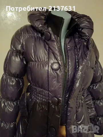 НОВО ! ДАМСКО ДЪЛГО ЗИМНО ЯКЕ - Размер  XS, снимка 4 - Якета - 47984147