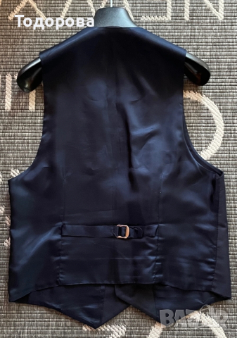 Тъмносин елек мъжки, за костюм, снимка 2 - Други - 54092620
