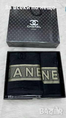 Chanel Луксозни Хавлии - 2бр. в кутия - Налични Различни Цветове Код E705