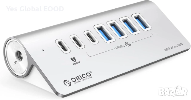 ORICO USB-C хъб 3.2 Gen 2 с 7 порта и 10Gbps скорост