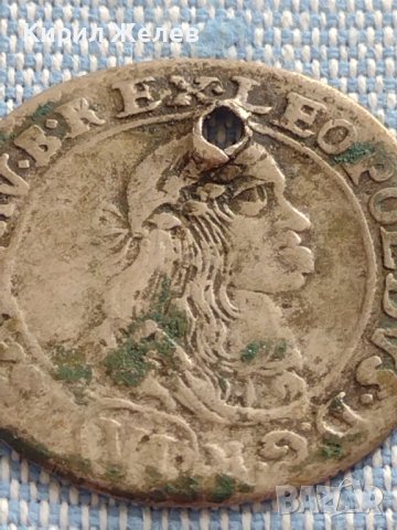 Сребърна монета 6 кройцера 1671г. Леополд първи Кремниц Унгария 12217, снимка 3 - Нумизматика и бонистика - 42915324
