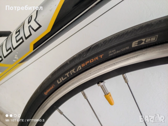 Шосеен велосипед Wheeler Roadracing 7100 размер 54 3x9 Shimano Ultegra , снимка 8 - Велосипеди - 54183987