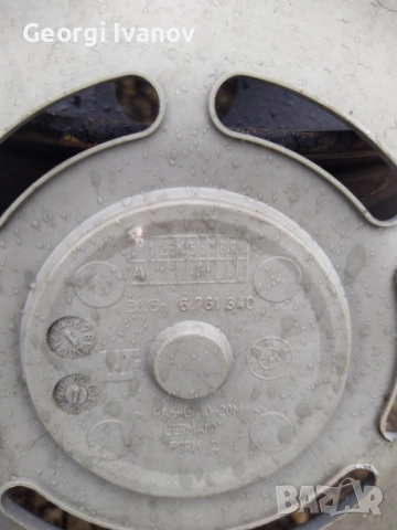 Продавам оригинални железни джанти с оригинални тасове, 16 цола за БМВ, снимка 9 - Гуми и джанти - 51979894