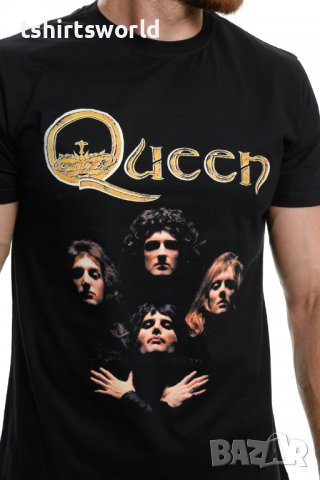 Нова мъжка тениска с дигитален печат на музикалната група QUEEN бохемска рапсодия, снимка 2 - Тениски - 30648423