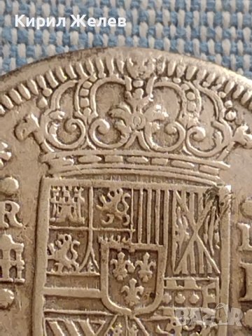 Сребърна монета 2 реала 1723г. Филип пети Сеговия Испания 28827, снимка 3 - Нумизматика и бонистика - 42930088