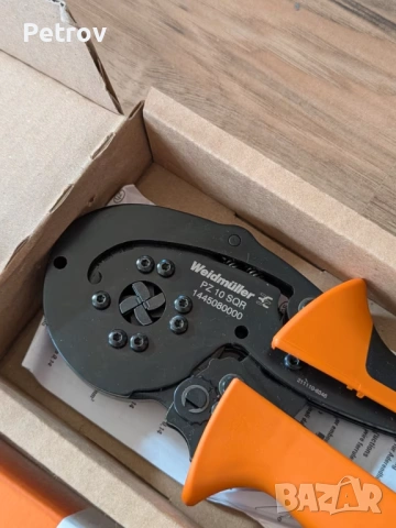 Weidmüller - PZ 10 SQR - MADE IN GERMANY - ЧИСТО НОВИ - ТОП - PROFI Кримпклещи 0,14 - 10 mm² !!!!!!!, снимка 2 - Клещи - 54102514