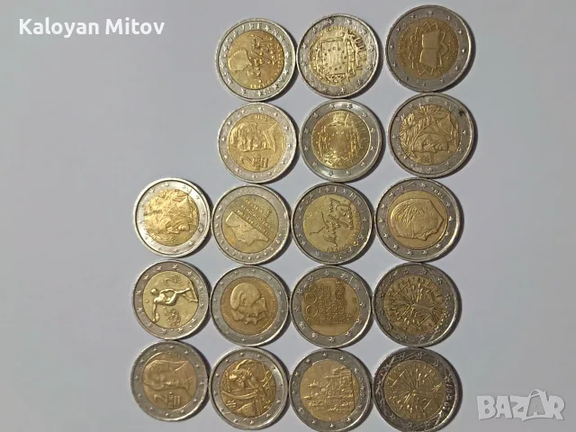 Монети от 2 евро , снимка 2 - Нумизматика и бонистика - 55792534