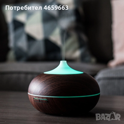 Ултразвуков овлажнител 4 в 1 Ruhhy– арома дифузер, йонизатор и LED лампа с дистанционно, снимка 10 - Овлажнители и пречистватели за въздух - 52526428