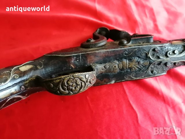 Стар ТРОМБЛОН , Кремаклия , Кремъчен Пищов , Пистолет, снимка 4 - Антикварни и старинни предмети - 42195235