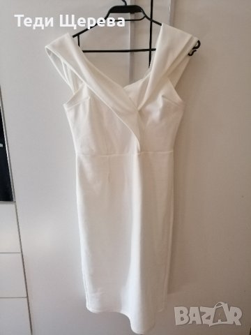 Дамска бяла рокля , снимка 1 - Рокли - 42480668