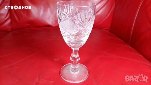 Кристални чаши за ликьор, ракия, 6 бр, ръчна инкрустация, подобни на „Моника”, снимка 6 - Чаши - 50994288