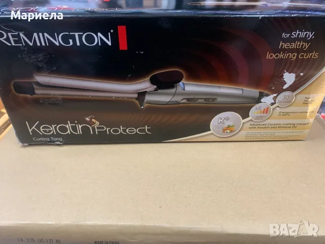 Маша за коса Remington Keratin Protect 19 мм./ Със забележка, снимка 5 - Маши за коса - 56083178