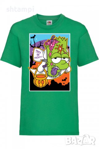 Детска тениска The Simpsons Bart Simpson 02,Halloween,Хелоуин,Празник,Забавление,Изненада,Обичаи,, снимка 6 - Детски тениски и потници - 38158112