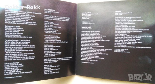 Chris Cornell – Euphoria Morning (1999, CD), снимка 4 - CD дискове - 42438011