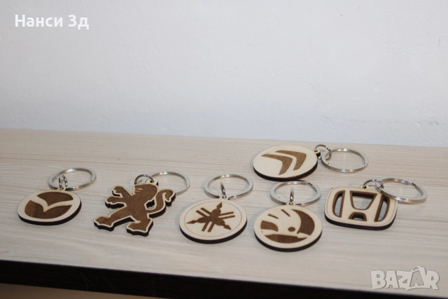 Дървени ключодържатели, снимка 4 - Други - 52907120