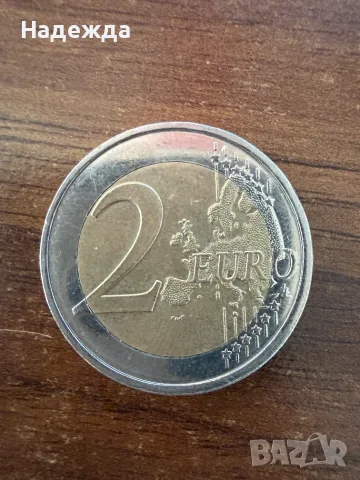 Монета 2Евро Франция, снимка 2 - Нумизматика и бонистика - 56187857