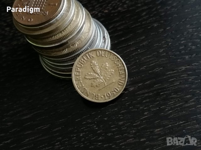 Монета - Германия - 10 пфенига | 1950г.; серия D, снимка 2 - Нумизматика и бонистика - 29148761