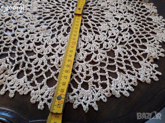 Плетена покривка , снимка 3 - Декорация за дома - 31683682