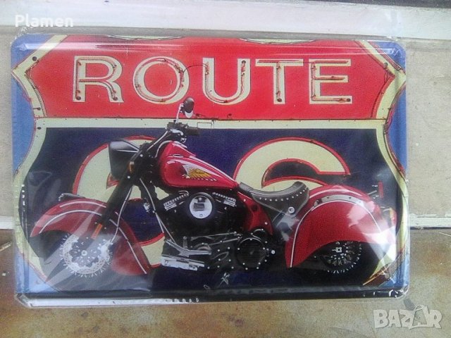 Табела с мотоциклет къстъм, снимка 1 - Други ценни предмети - 37335346