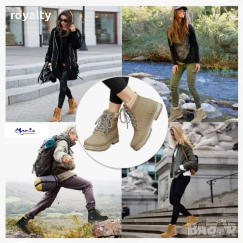 Черни боти с топла вата, снимка 3 - Дамски боти - 49963066