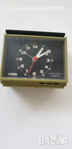 Настолен часовник Ruhla Eurochron Quartz, снимка 2 - Антикварни и старинни предмети - 56074783