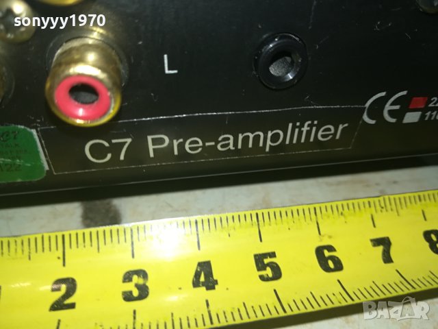 Edwards Audio C7 PREAMPLI-ВНОС GERMANY 1009230756LD2E, снимка 16 - Ресийвъри, усилватели, смесителни пултове - 42137910