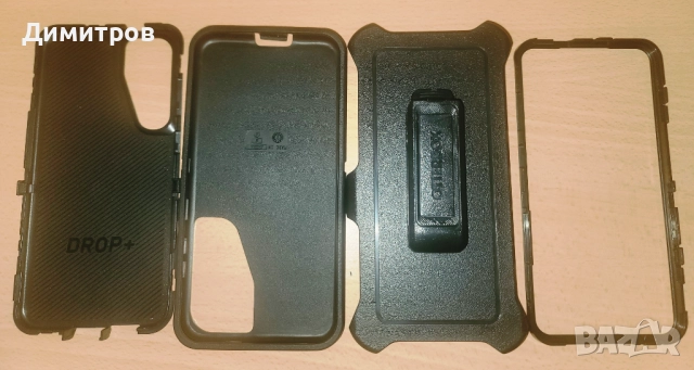 Оригинален удароустойчив силиконов калъф Otterbox за Samsung  S24+ черен, снимка 3 - Калъфи, кейсове - 49910496