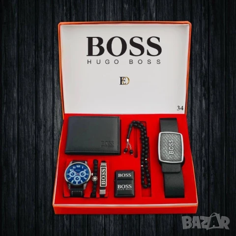 подаръчни комплекти philipp phlein louis vuitton hubloy hugo boss burberry gucci , снимка 7 - Подаръци за мъже - 51403271